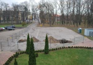 Rozpoczęła się przebudowa placu przed Pałacem