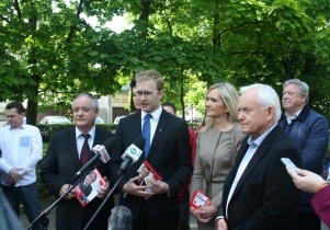 Leszek Miller w Mińsku Mazowieckim