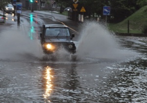 "Powódź" na ul. Mireckiego