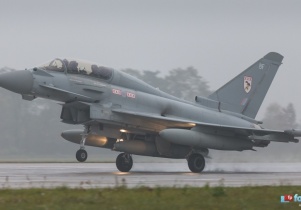 Eurofightery wylądowały w 23. Bazie Lotnictwa Taktycznego