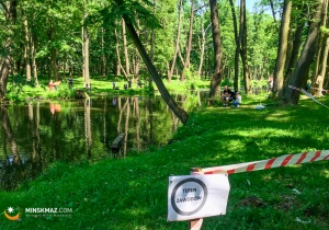 Zawody wędkarskie w parku