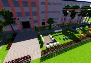 Ogród Minecraft przy SP5