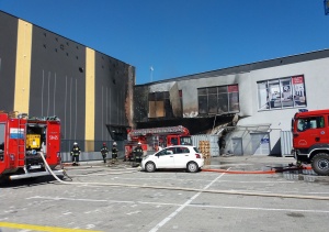 Pożar galerii w Stojadłach