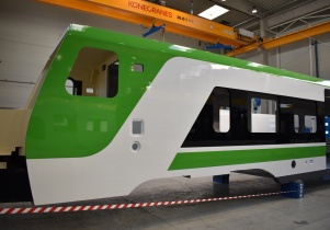 Koleje Mazowieckie odebrały pierwsze pudła wagon&oacute;w nowych pociąg&oacute;w FLIRT