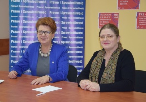 Konferencja prasowa posł&oacute;w Krystyny Pawłowicz i Teresy Wargockiej