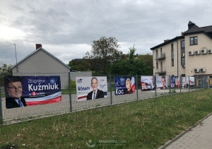 Kampania wyborcza do PE w Mińsku