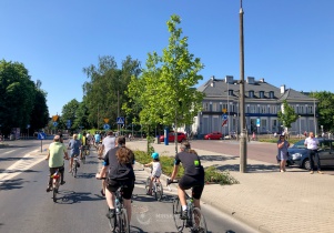 Rajd rowerowy ulicami miasta