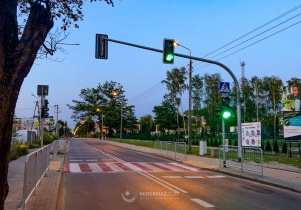 Nowa sygnalizacja świetlna przy  &bdquo;Mechaniku&rdquo;