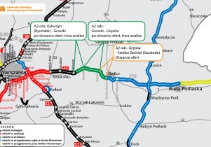 Znamy już wszystkich wykonawc&oacute;w zainteresowanych budową A2 pomiędzy Mińskiem Mazowieckim a Siedlcami