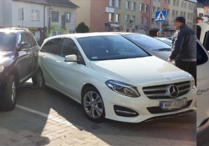 Kraksa na cztery samochody