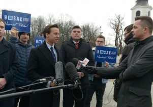 Krzysztof Bosak w Mińsku Mazowieckim