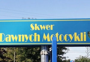 Dawne motocykle mają swój skwer