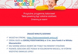 Kolorowa stołówka przy Budowlanej – GŁOSUJEMY!