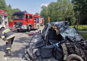 Tragiczny wypadek na DK 50