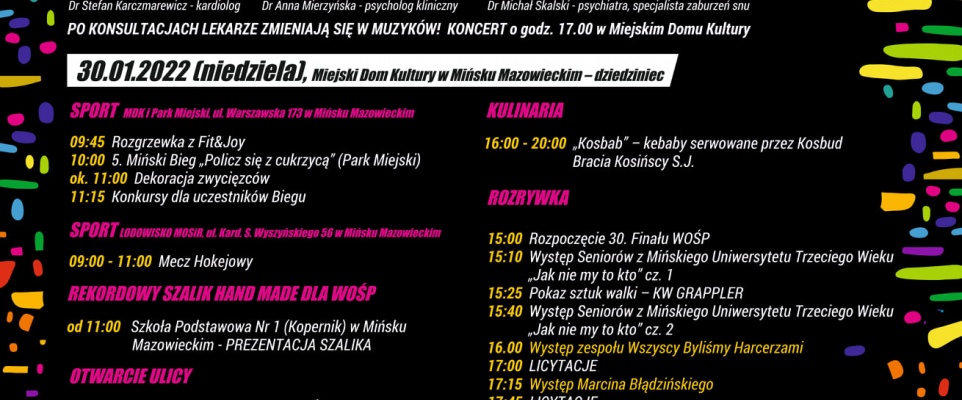 Finał WOŚP 2022 w Mińsku