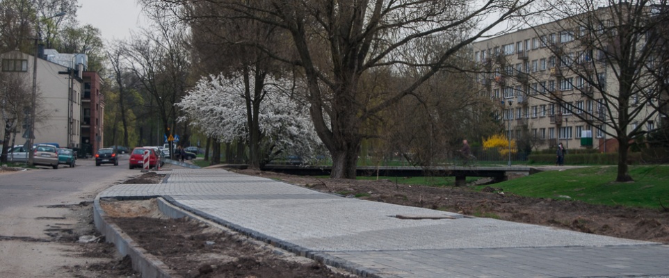 Trwa przebudowa ulicy Bulwarnej