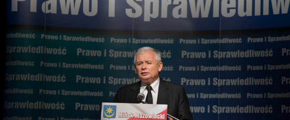 Jarosław Kaczyński w Mińsku Mazowieckim
