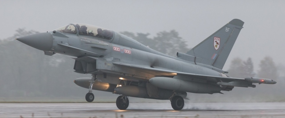 Eurofightery wylądowały w 23. Bazie Lotnictwa Taktycznego