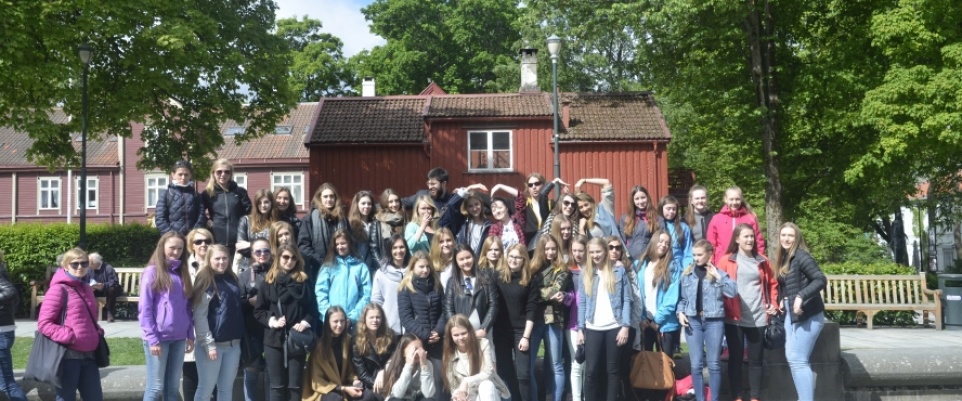 Uczennice GiLO w programie edukacyjnym w Norwegii