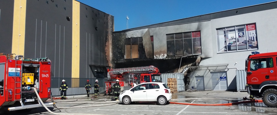 Pożar galerii w Stojadłach