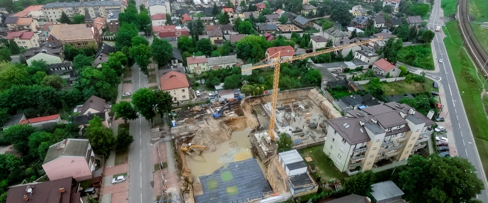 Przy ul. Sp&oacute;łdzielczej powstaje nowy blok