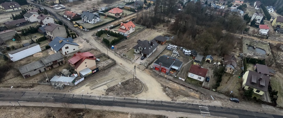 Widziane z góry: przebudowa ul. Osiedlowej