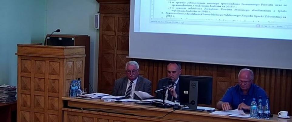 Sesja absolutoryjna Rady Powiatu Mińskiego