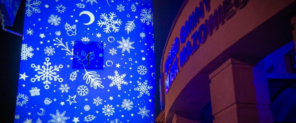 Świąteczna dekoracja na Urzędzie Gminy