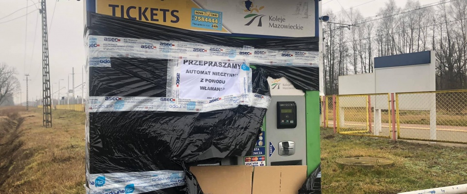 Kradzież z włamaniem do&hellip; biletomatu