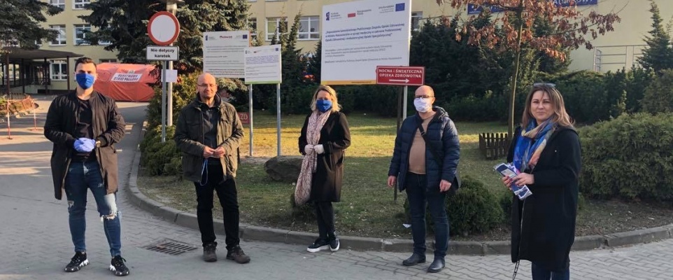 Firma Bartek przekazała maseczki dla mińskiego szpitala