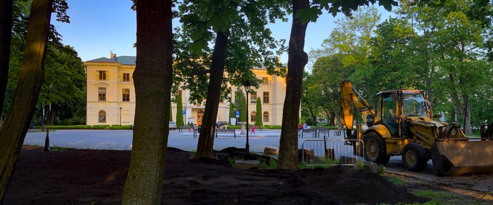 Nowe porządki w parku