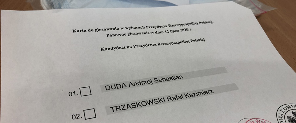 Jak głosowali mieszkańcy miasta i powiatu w II turze wybor&oacute;w prezydenckich