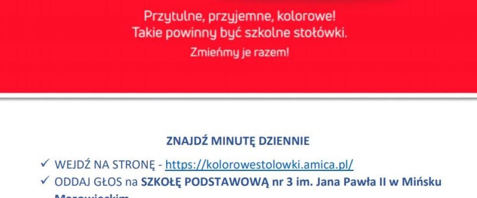 Kolorowa stołówka przy Budowlanej – GŁOSUJEMY!