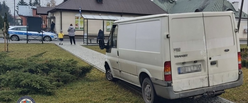 Brak opony nie przeszkodził w łamaniu przepisów