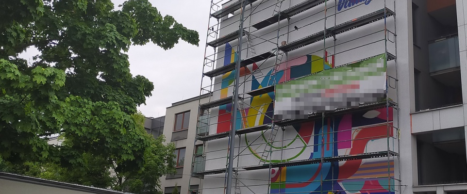 Nowy mural w mieście