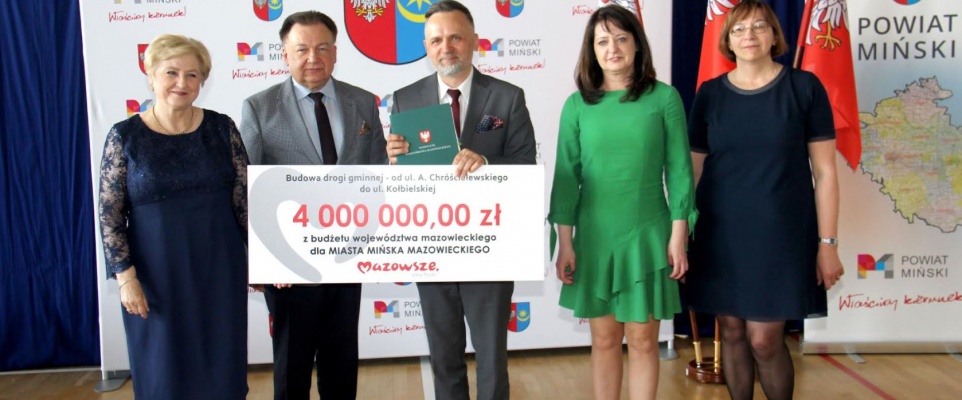 Dofinansowanie z budżetu samorządu Mazowsza na budowę nowej drogi