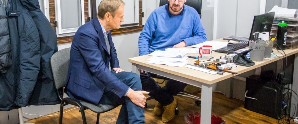 Donald Tusk w Mińsku Mazowieckim