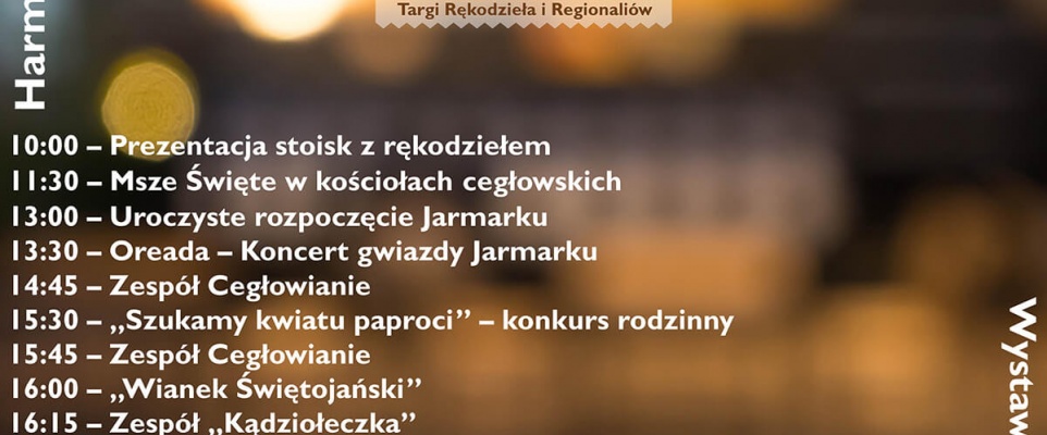 Zapraszamy na II Jarmark Świętojański w Cegłowie