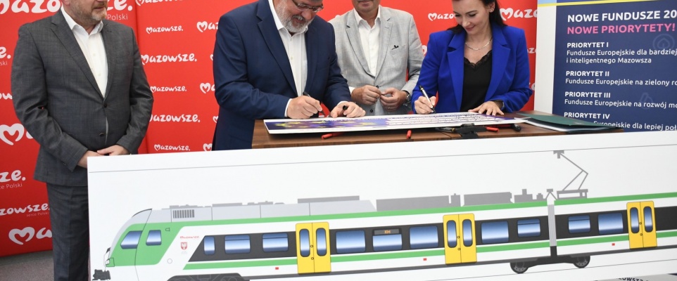 65 nowych pociągów dla Kolei Mazowieckich