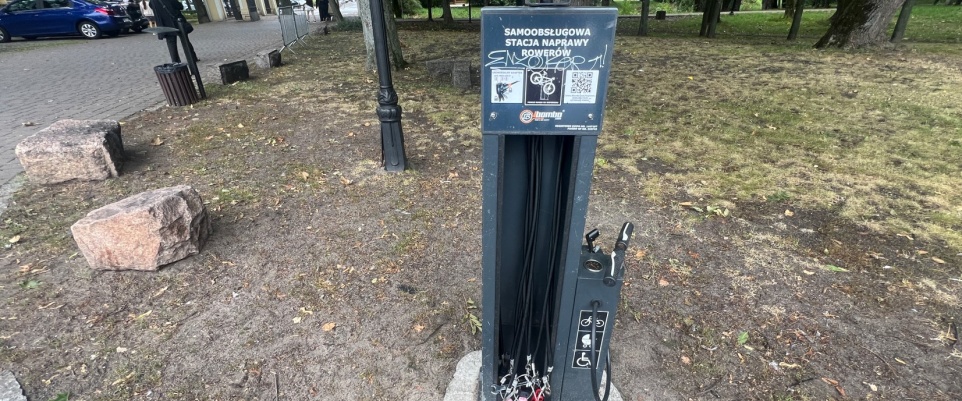 Naprawiono miejskie stacje rowerowe