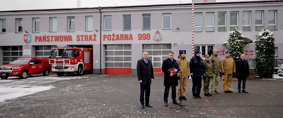 Rekordowe inwestycje w służby zaprezentowane w Mińsku Mazowieckim
