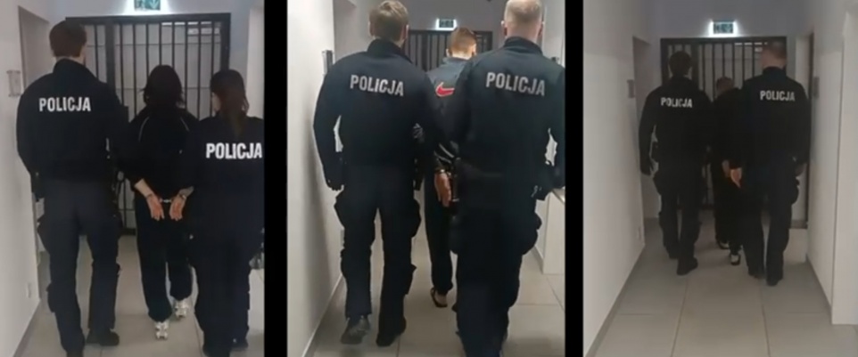 Pijani młodzi ludzie niszczyli mienie i zaatakowali policjant&oacute;w