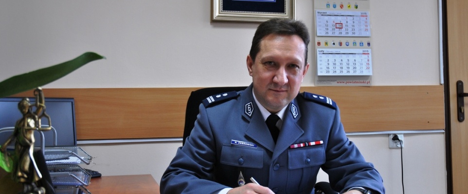 Podziękowania Komendanta Powiatowego Policji w Mińsku Mazowieckim