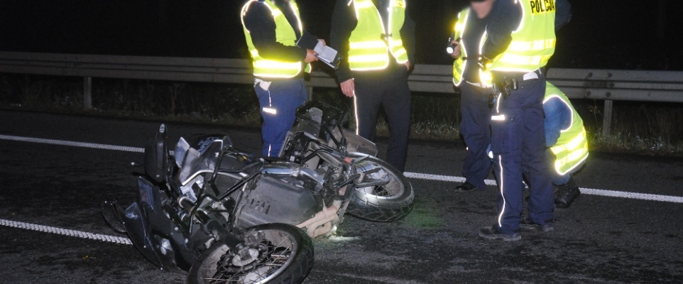 Tragiczny wypadek z udziałem motocyklisty w Marysinie